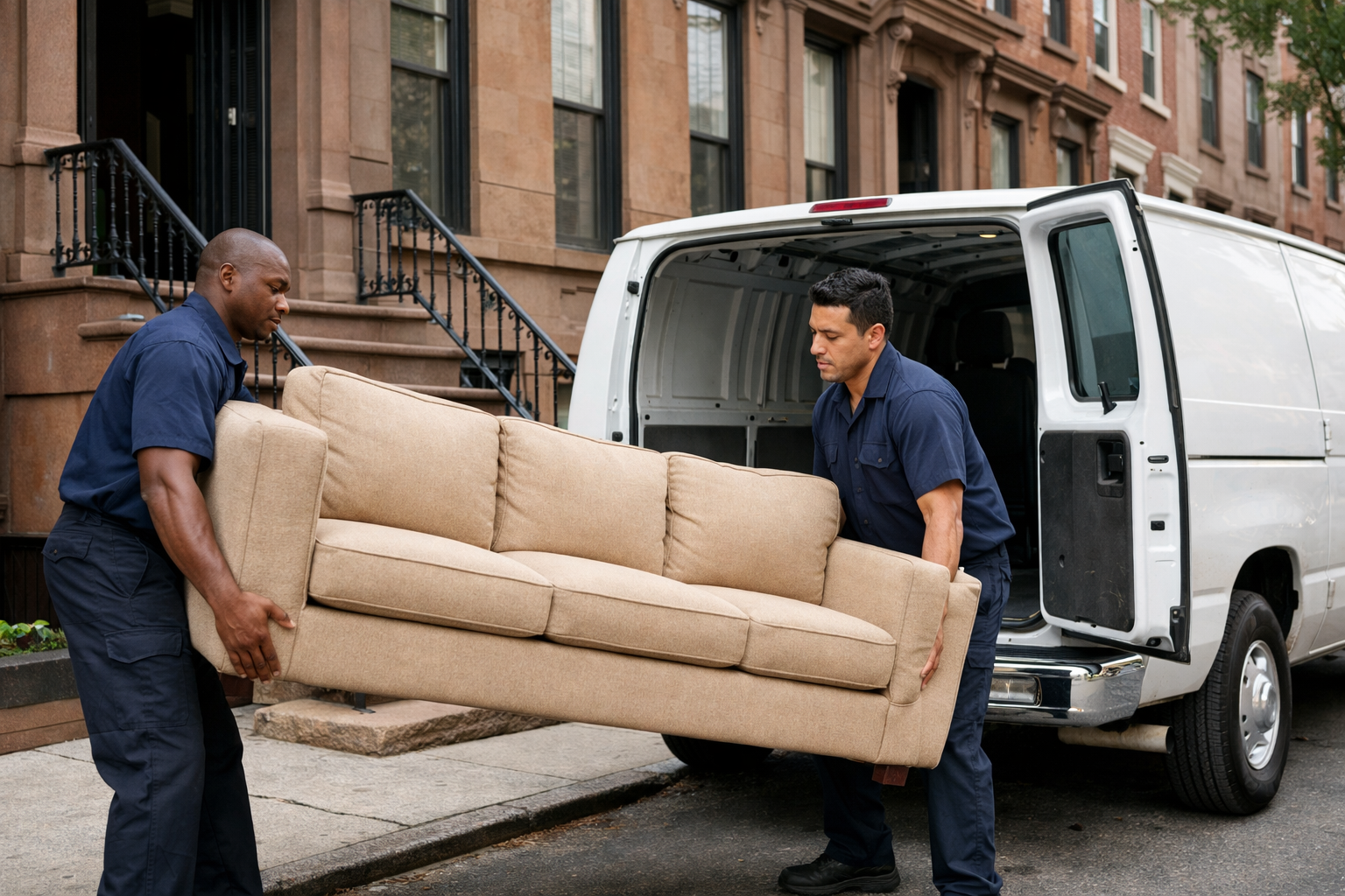 Moving service with van